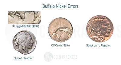 Buffalo Nickel Error List