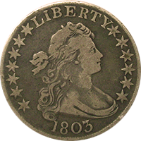 1803 Draped Bust Half Dollar