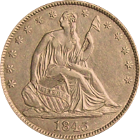 1843 O Seated Liberty Half Dollar