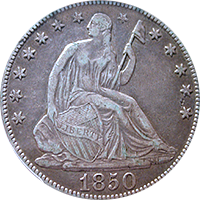 1850 O Seated Liberty Half Dollar