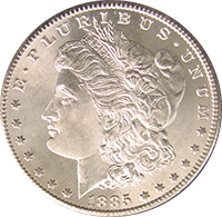 1885 Morgan Silver Dollar