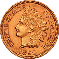 1890 Indian Head Penny