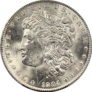 1904 O Morgan Silver Dollar