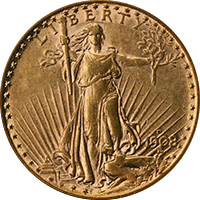 1908 D St Gaudens Double Eagle