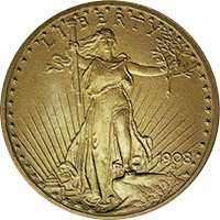 1908 St Gaudens Double Eagle