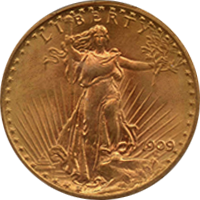 1909 St Gaudens Double Eagle