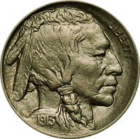 1913 P Buffalo Nickel