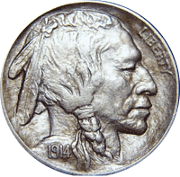 1914 S Buffalo Nickel