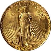 1914 S St Gaudens Double Eagle