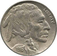 1916 P Buffalo Nickel