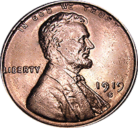 1919 S Wheat Penny Value | CoinTrackers