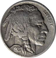 1920 P Buffalo Nickel