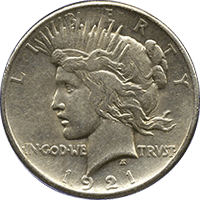 1921 Peace Dollar Value | CoinTrackers
