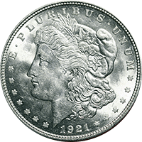 1921 D Morgan Silver Dollar Value Chart