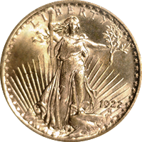 1922 S St Gaudens Double Eagle