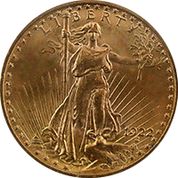 1922 gaudens eagle double st cointrackers year