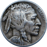 1928 D Buffalo Nickel