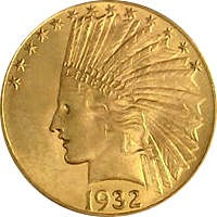 1932 Indian Head Gold Eagle