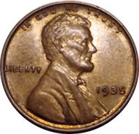 1935 D Wheat Penny