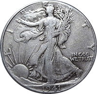 1941 S Half Dollar