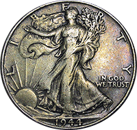 1942 Half Dollar Value Chart