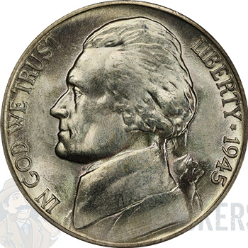 1945 P Nickel