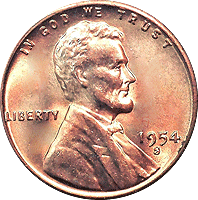 1954 D Wheat Penny