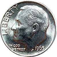 Silver Roosevelt Dime Value Chart