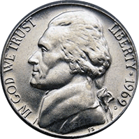 1969 D Jefferson Nickel