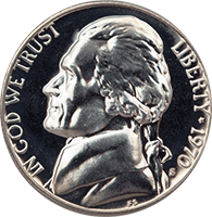 1970 D Jefferson Nickel