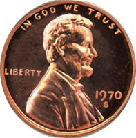 1970 S Lincoln Penny