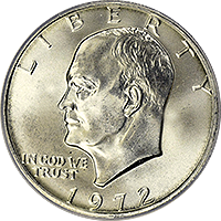 Image result for eisenhower silver dollar png