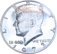 1972 Kennedy Half Dollar Value Chart