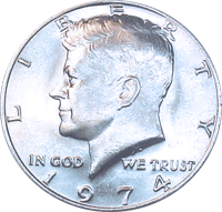 1974 Kennedy Half Dollar Value Chart