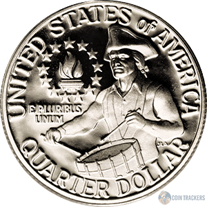 1776 To 1976 S Silver Quarter