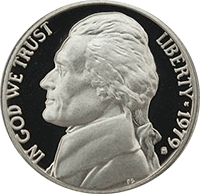 1979 S Jefferson Nickel Proof