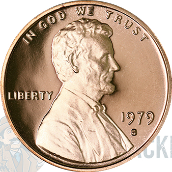 1979 S Lincoln Penny Proof