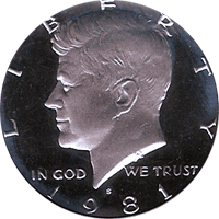 1981 S Kennedy Half Dollar Proof