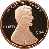 1984 Lincoln Penny