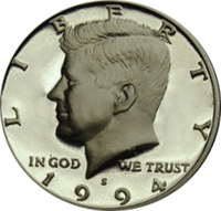 1993 S Kennedy Half Dollar Proof