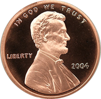 2004 S Lincoln Penny Proof