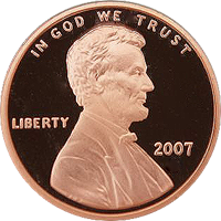 2007 Lincoln Penny