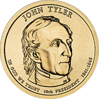 2009 D John Tyler Dollar