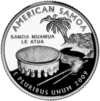 2009 P American Samoa Quarter