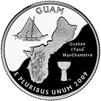 2009 S Guam Quarter Proof