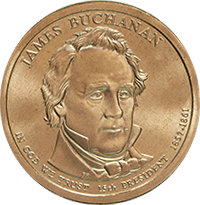 2010 D James Buchanan Dollar