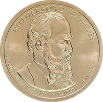 2011 D Rutherford B Hayes Dollar