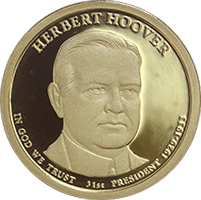 2014 S Herbert Hoover Dollar Proof