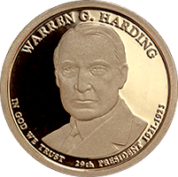 2014 S Warren G Harding Dollar Proof
