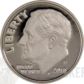 2016 S Dime Proof (90% Silver)